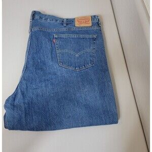 Vintage Levi's 560 Taper Comfort Fit Denim Jeans Blue Rugged Mens Sz 52 x 26